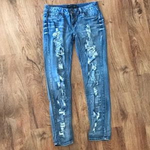 Distressed Skinny Jeans
